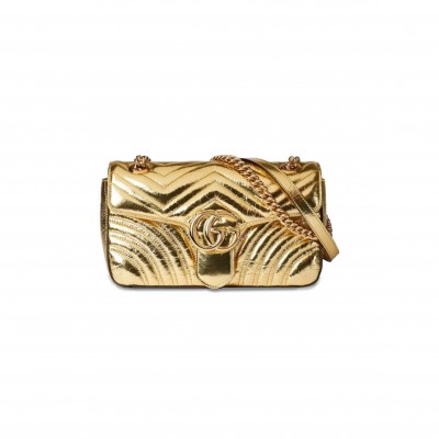 GUCCI GG MARMONT MEDIUM SHOULDER BAG 443497 (26*15*7cm)